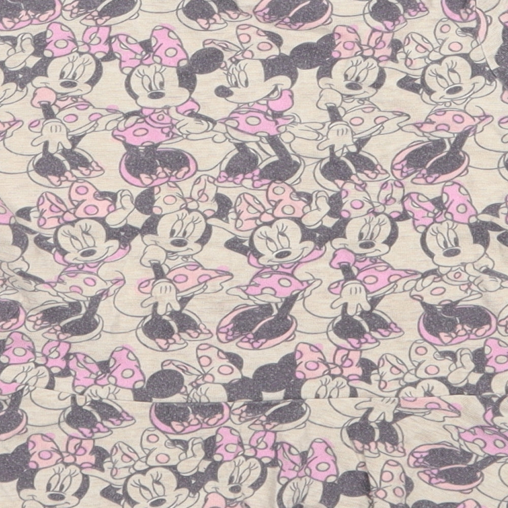 George Girls Brown Basic T-Shirt Size 3-4 Years - Disney Minnie Mouse