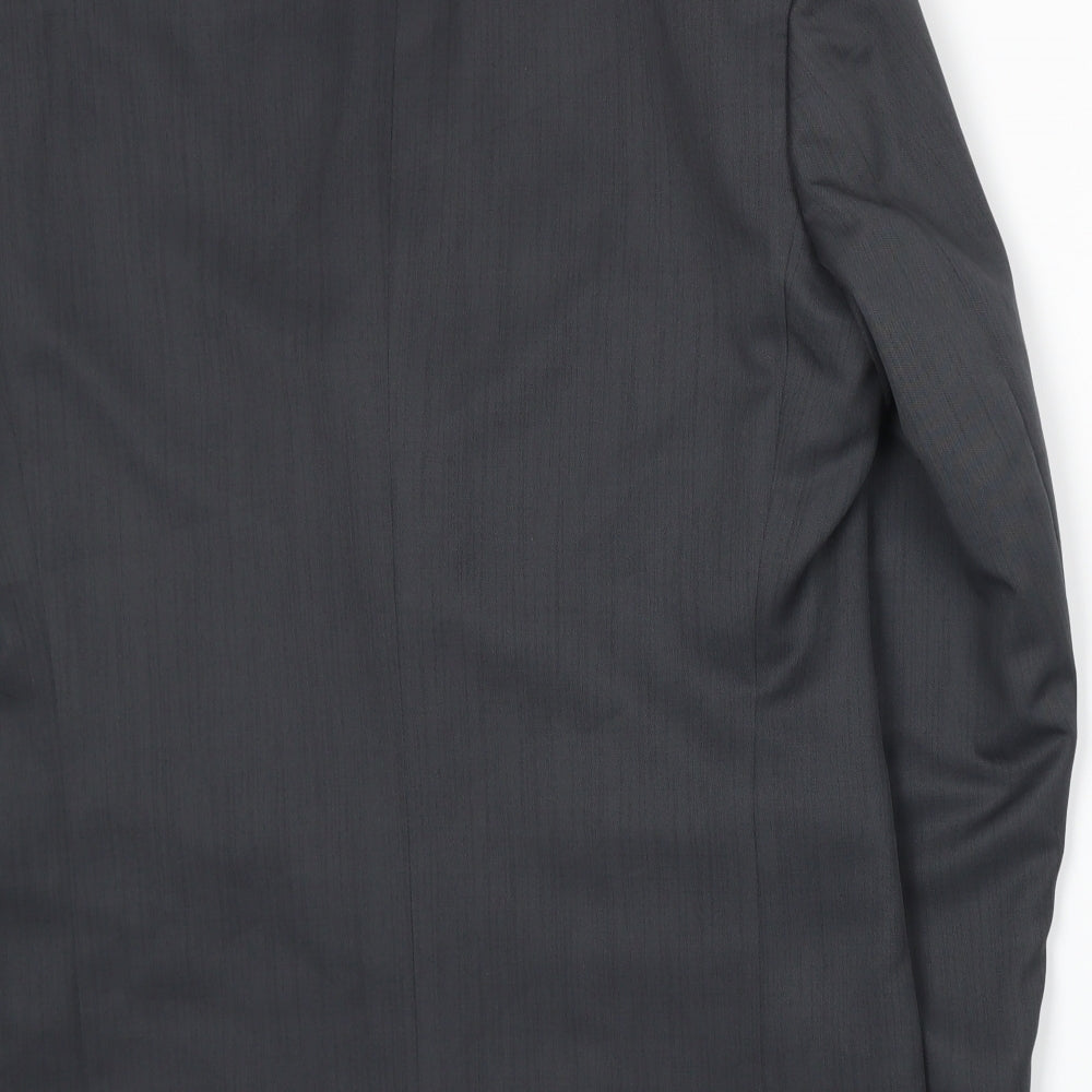 Zantos Mens Grey Jacket Suit Jacket Size M