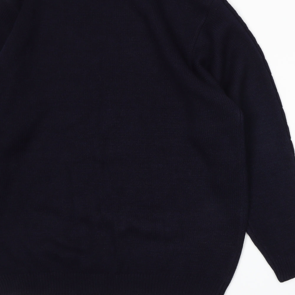 Classics Womens Blue Knit Pullover Jumper Size 16