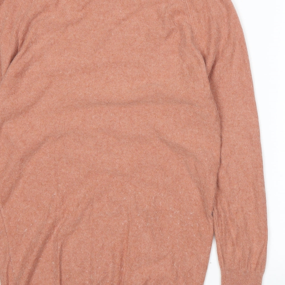 NEXT Womens Orange Knit Pullover Jumper Size 10