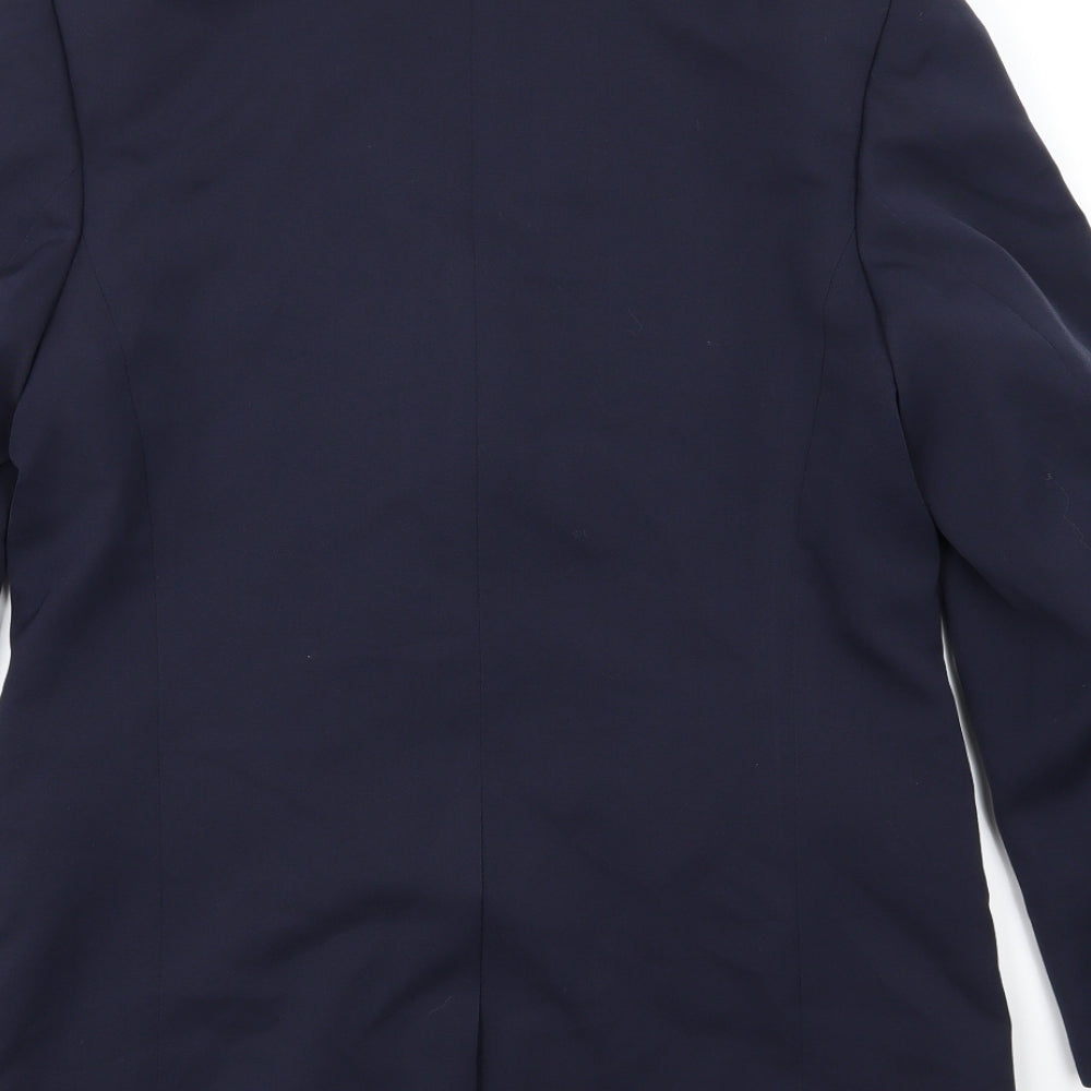 Ravens Womens Blue Jacket Suit Jacket Size 10