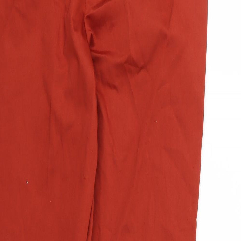 George Womens Brown Trousers Size 10 L27 in