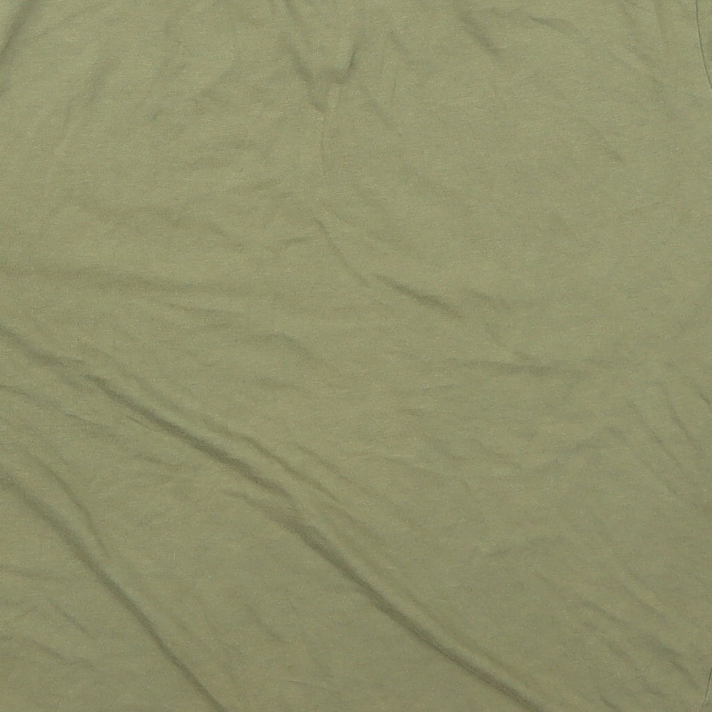 Amisu Womens Green Basic T-Shirt Size M - Honey