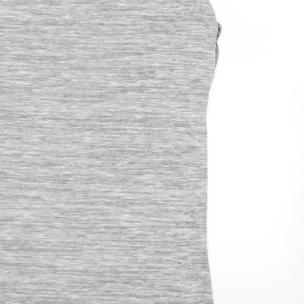 Brand and care label for George girls’ grey jumper, size 12-13, years
