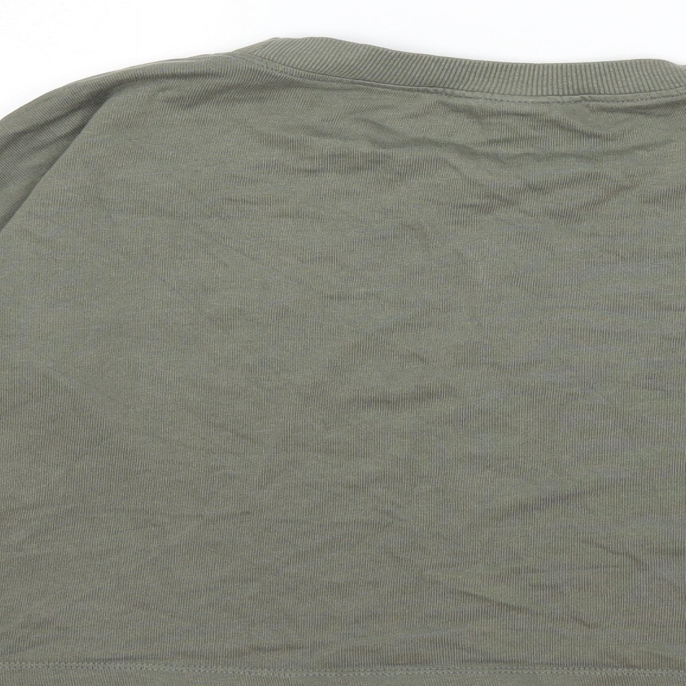 H&M Girls Green Pullover Sweatshirt Size 13-14 Years
