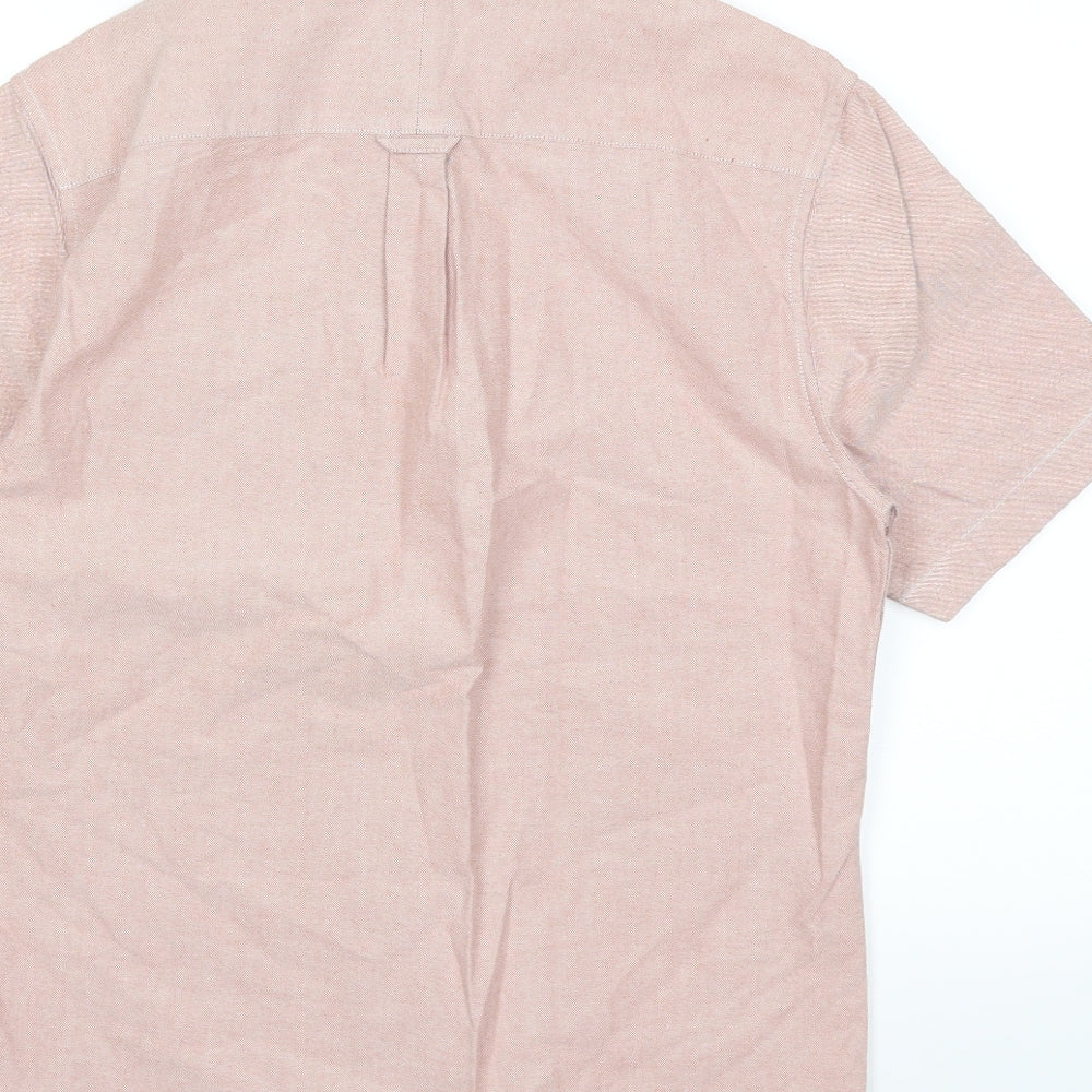 ASOS Mens Pink Button-Up Size M