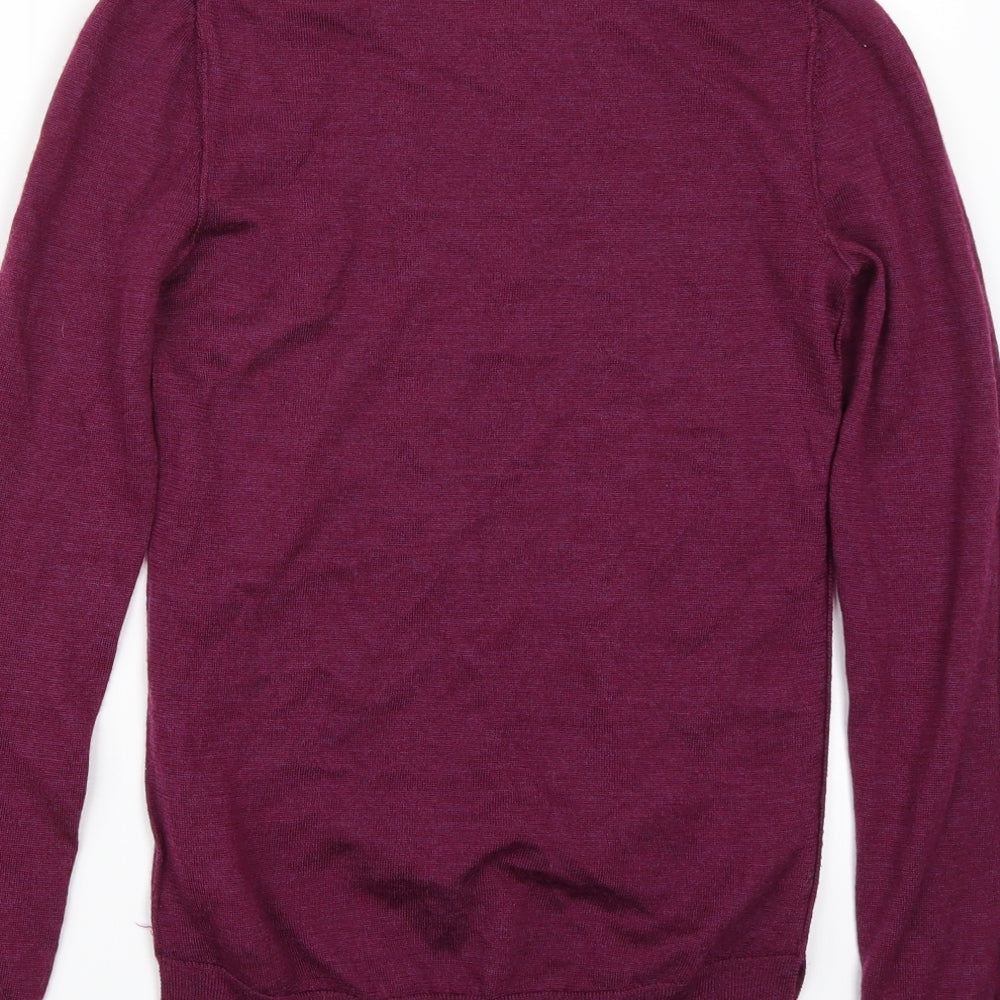 Preworn Womens Purple Pullover Jumper Size XS