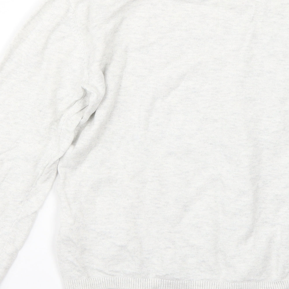 H&M Girls Grey Pullover Jumper Size 11 Years