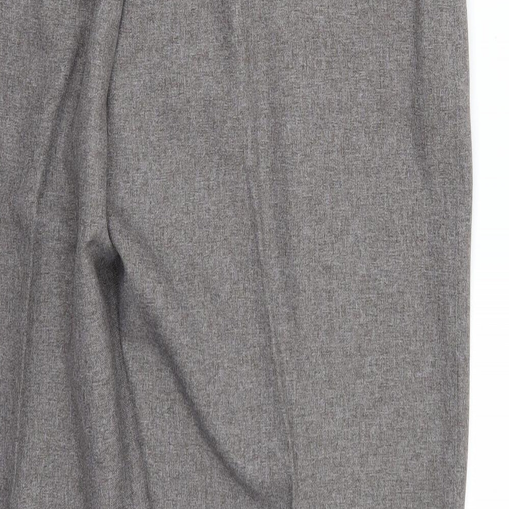 Preworn Womens Grey Trousers Size 34 L28 in