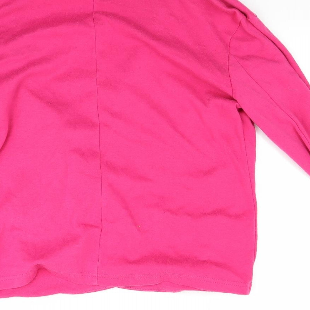 Preworn Womens Pink Jacket Coat Size 14