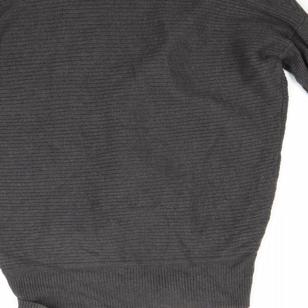 F&F Womens Grey Cardigan Jumper Size XS