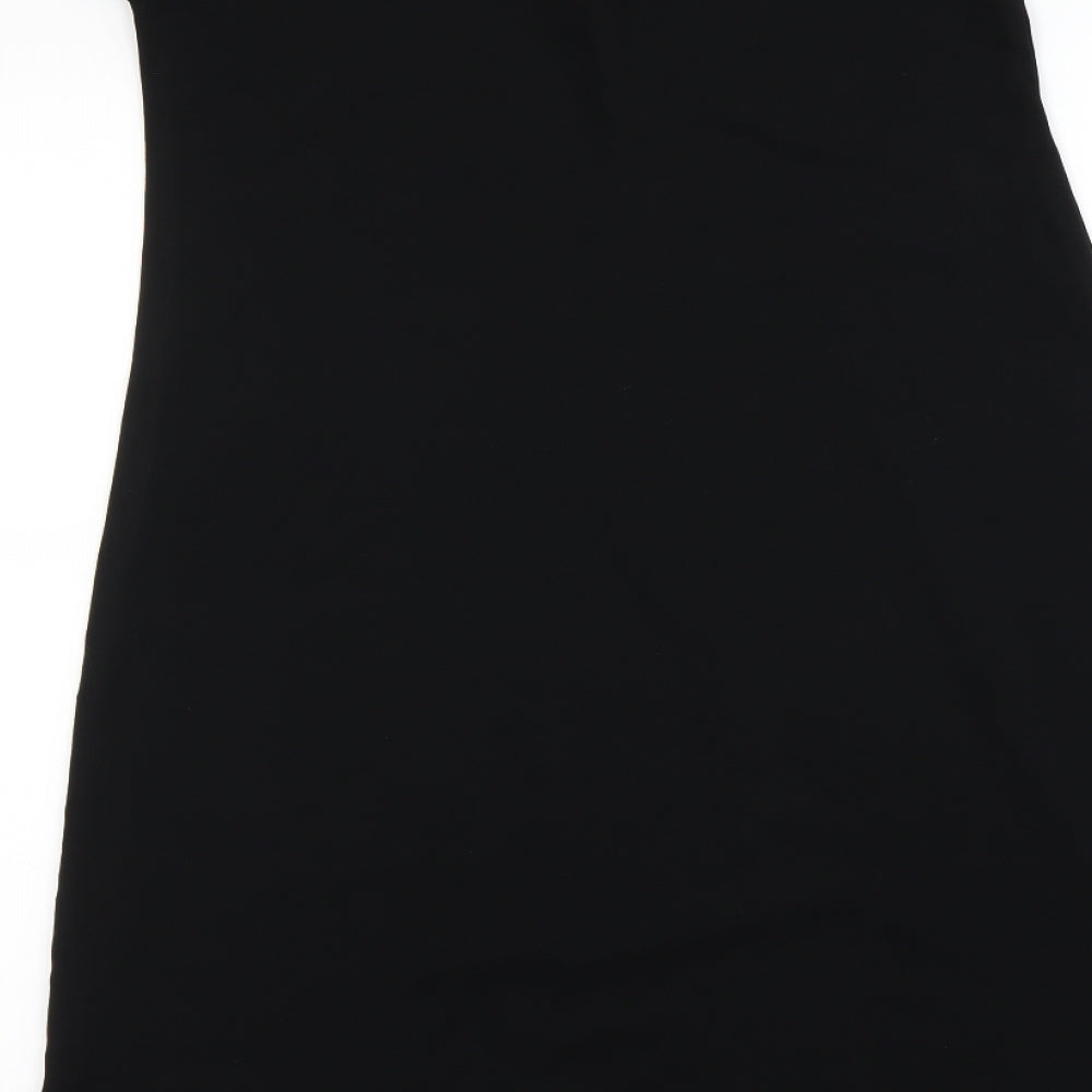 Preworn Womens Black A-Line Size 10