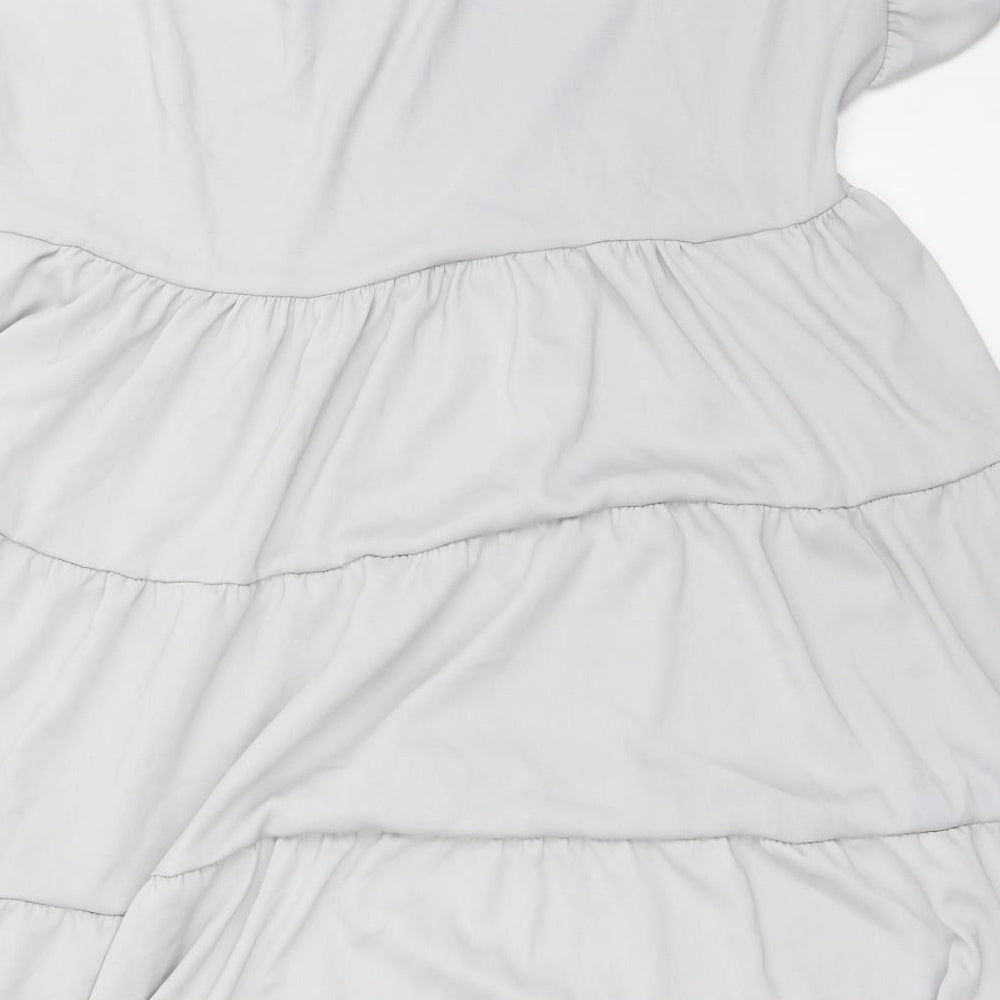 I SAW IT FIRST Womens Grey A-Line Size 10