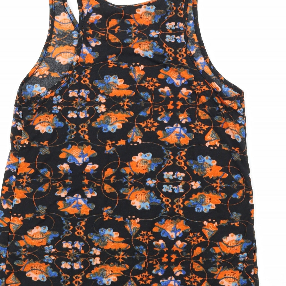 Atmosphere Womens Black Geometric Jersey Basic Tank Size 6