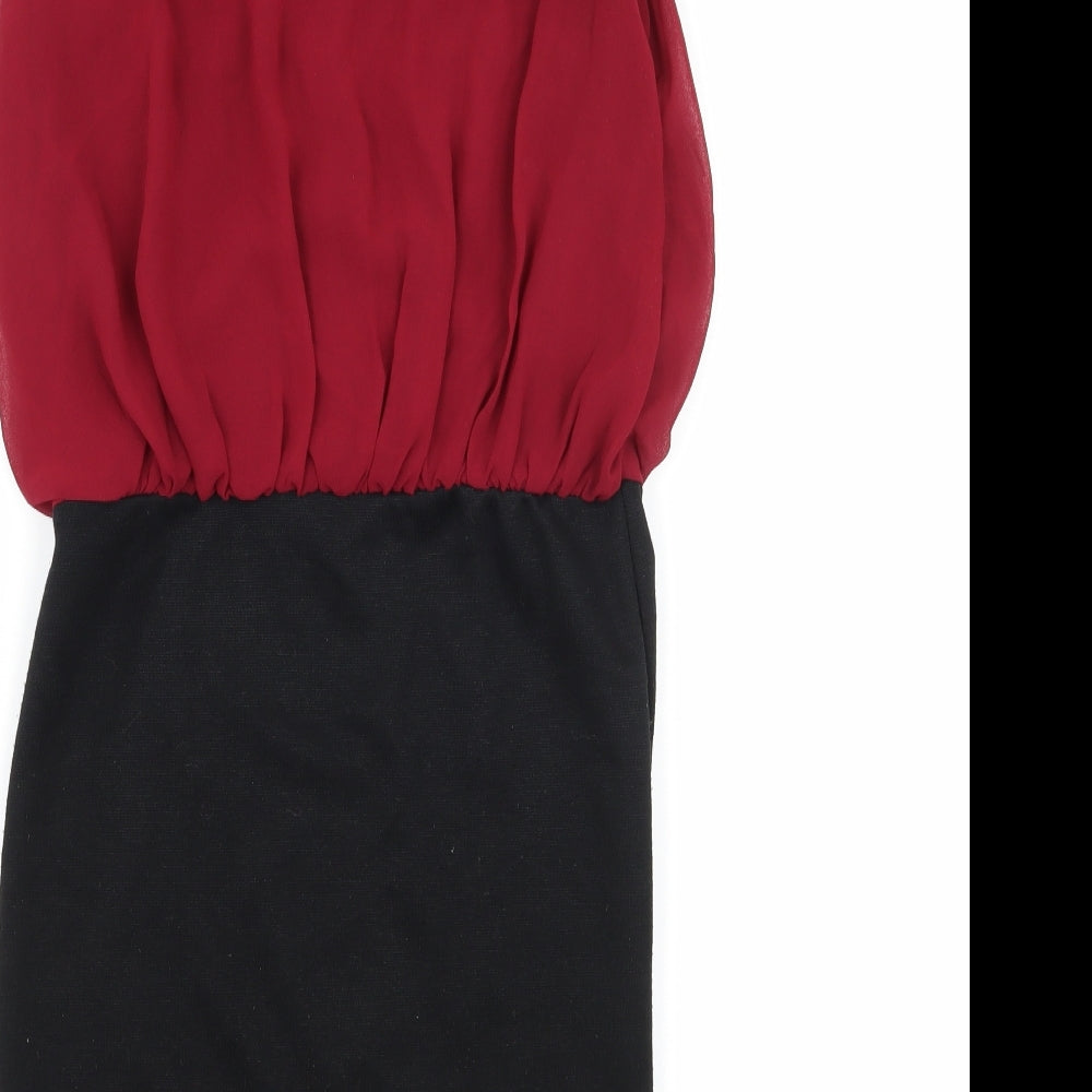 Glance Womens Purple Jersey Bodycon Size S