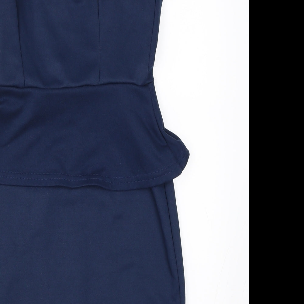 Primark Womens Blue Pencil Dress Size 10