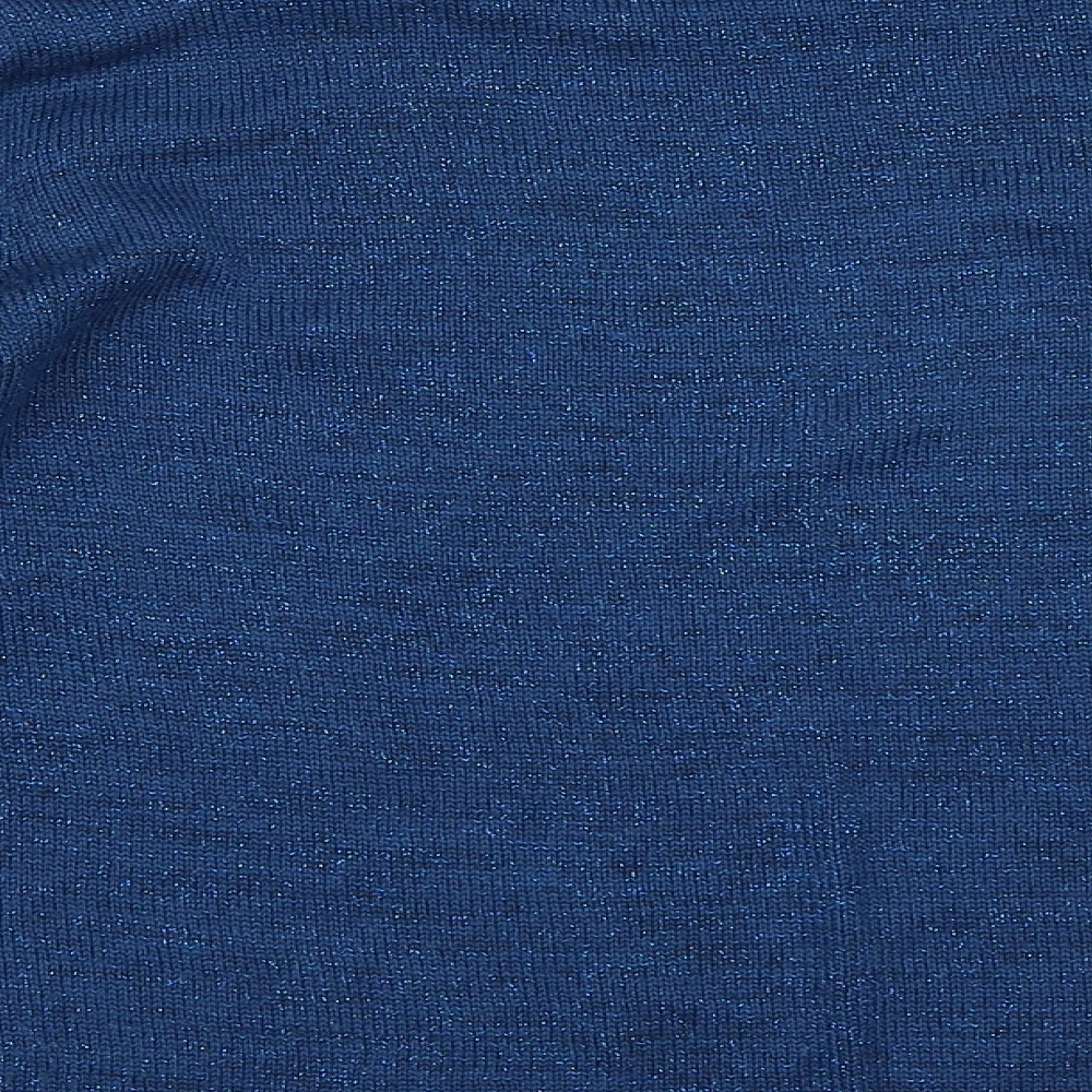 Jin Zhuang Womens Blue Pullover Jumper Size M