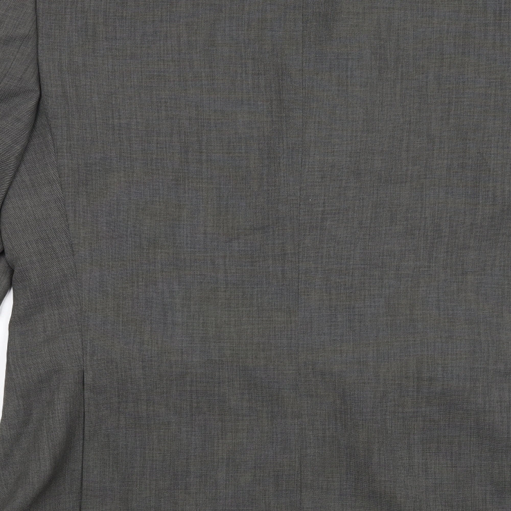 Greenwoods Mens Grey Jacket Suit Jacket Size 38