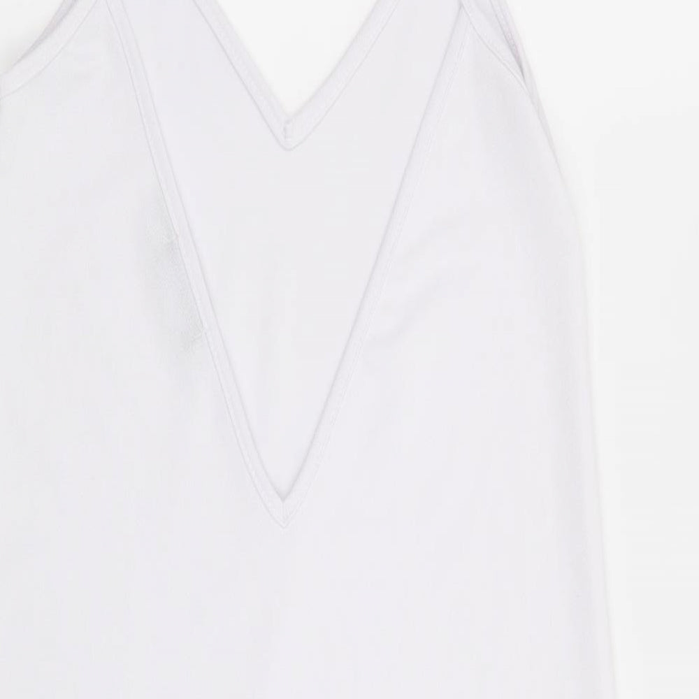 Pretty Little Thing Womens White Skater Dress Size 6