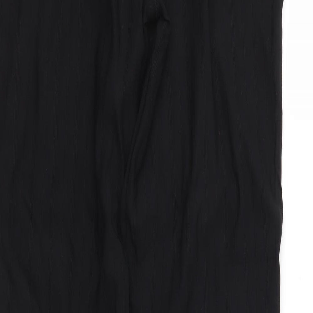 Fans Womens Black Trousers Size 28 in L32 in