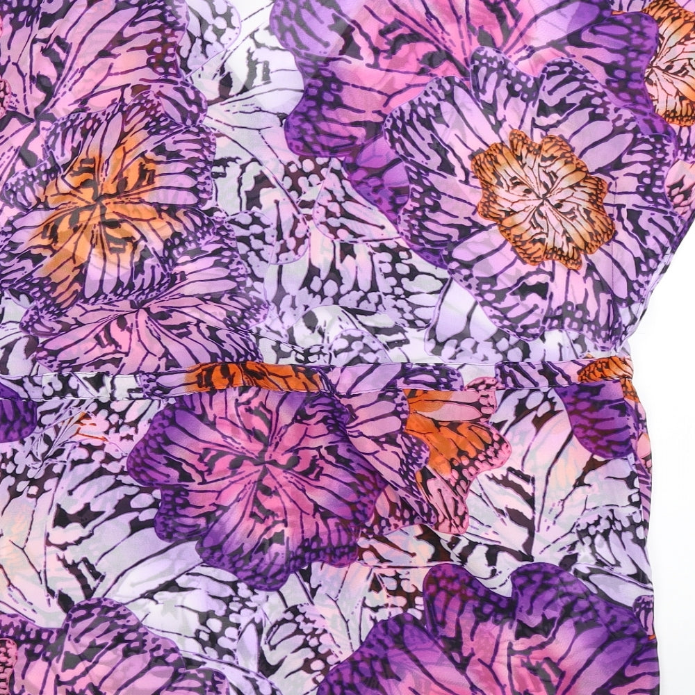 F&F Womens Multicoloured Floral Camisole Blouse Size 14