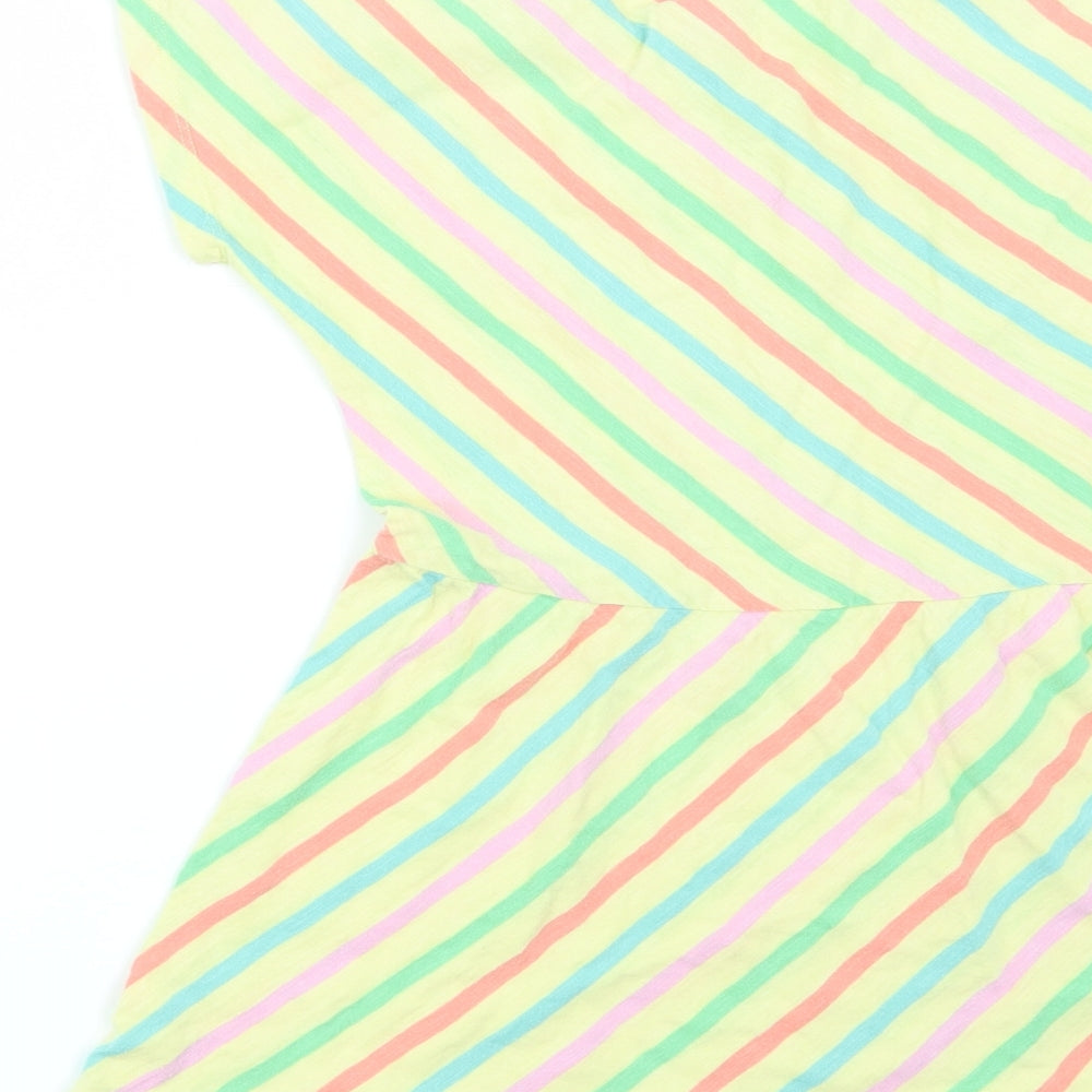 Gap Girls Yellow Striped A-Line Size 3 Years