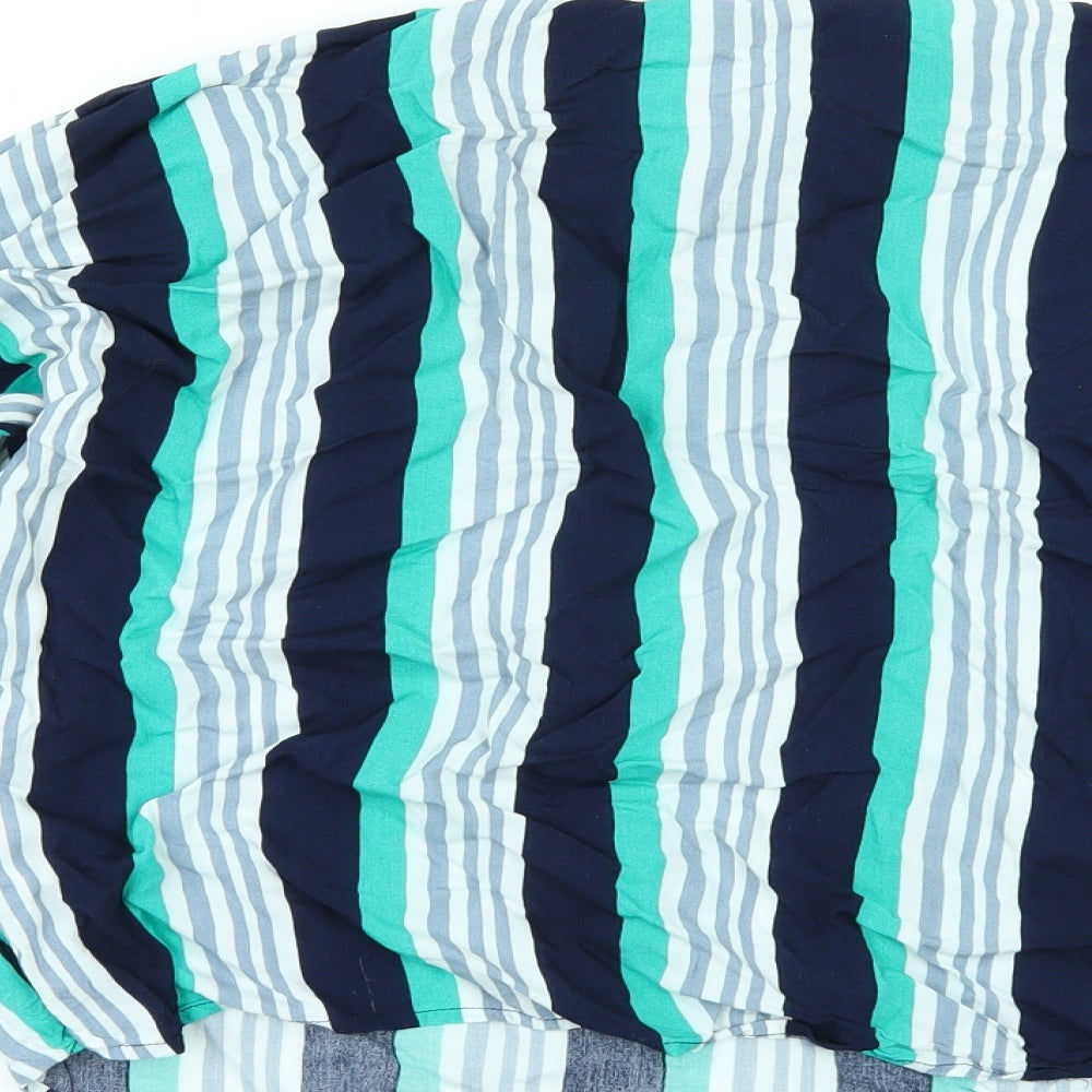 Sinsay Womens Multicoloured Striped Tunic Blouse Size L