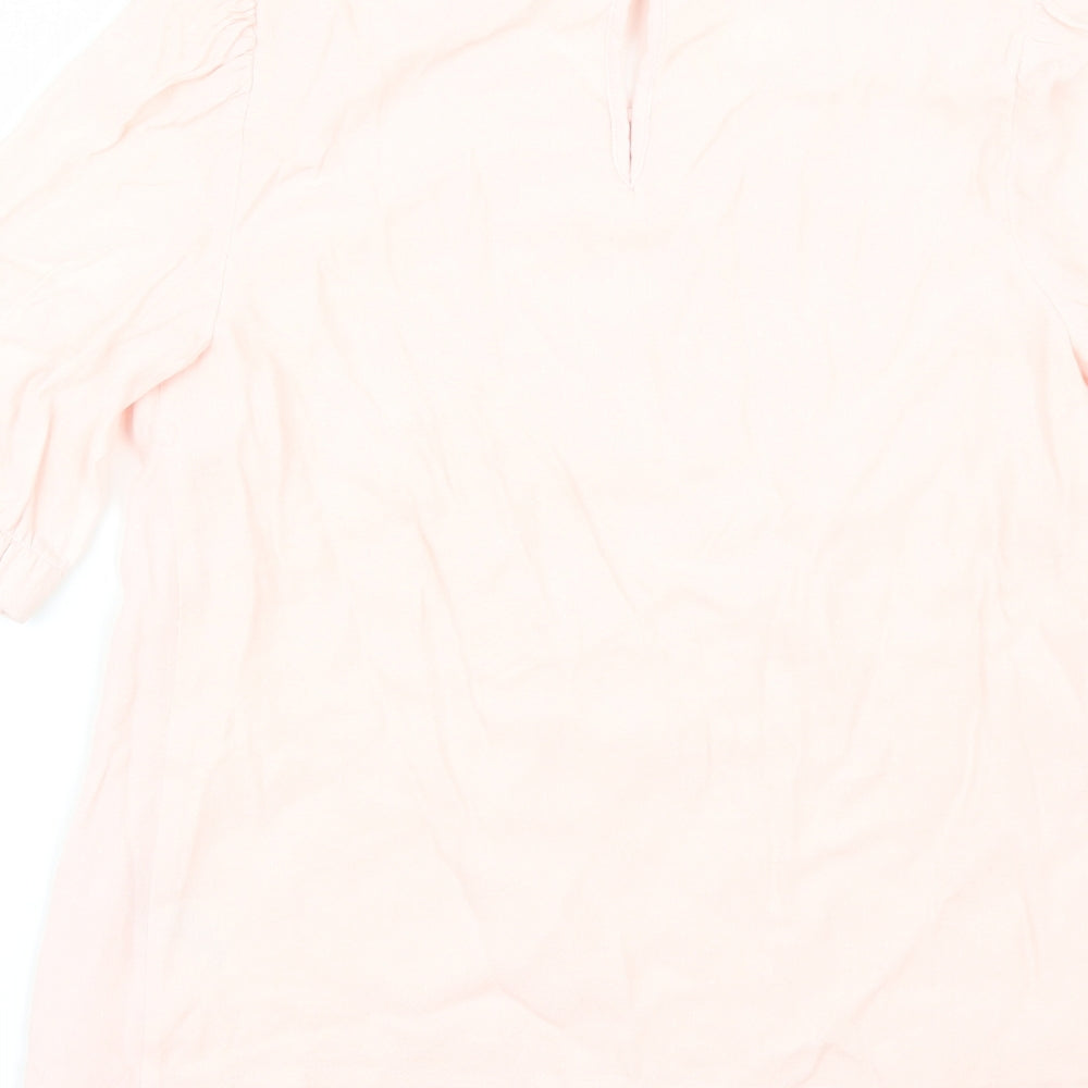Marks & Spencer Womens Pink Tunic Blouse Size 8