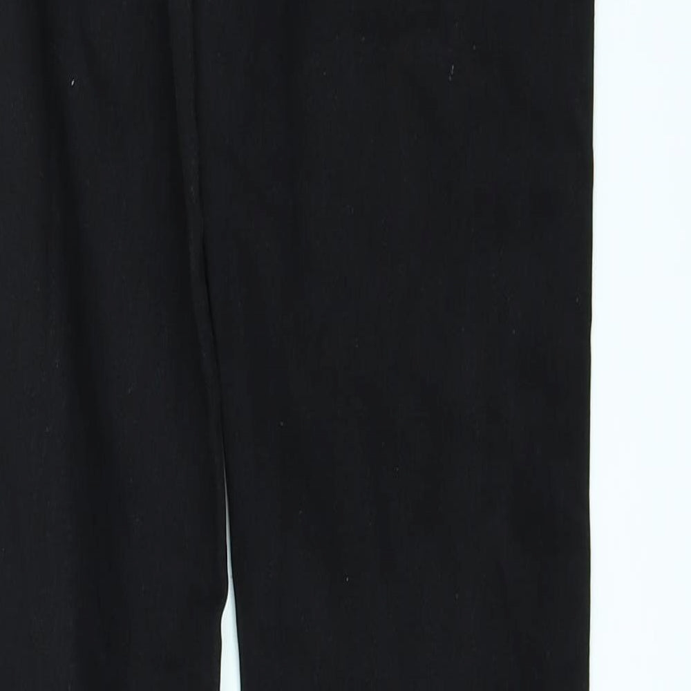 Denim & Co. Womens Black Denim Jegging Jeans Size 8 L30 in