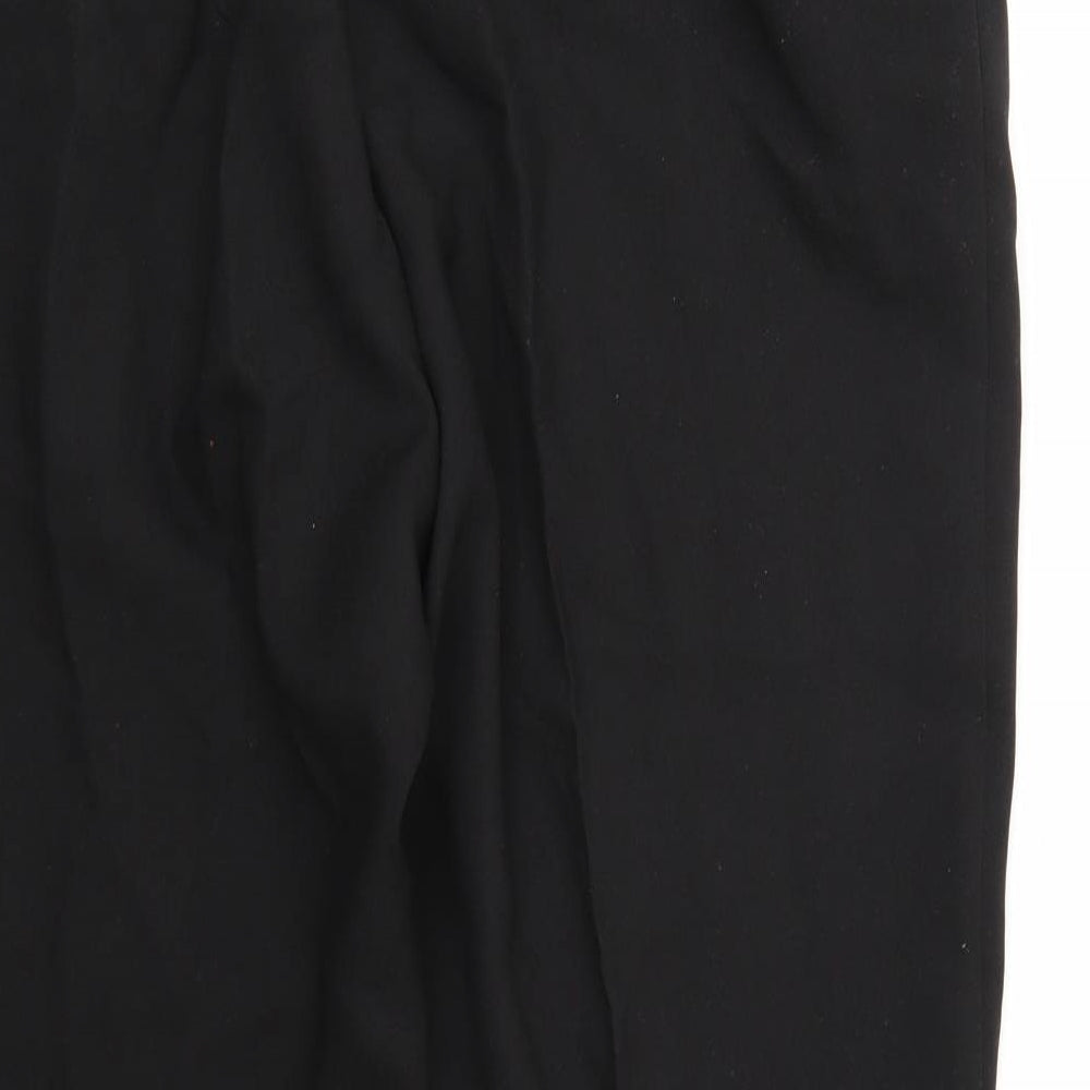 Julipa Womens Black Trousers Size 16 L26 in