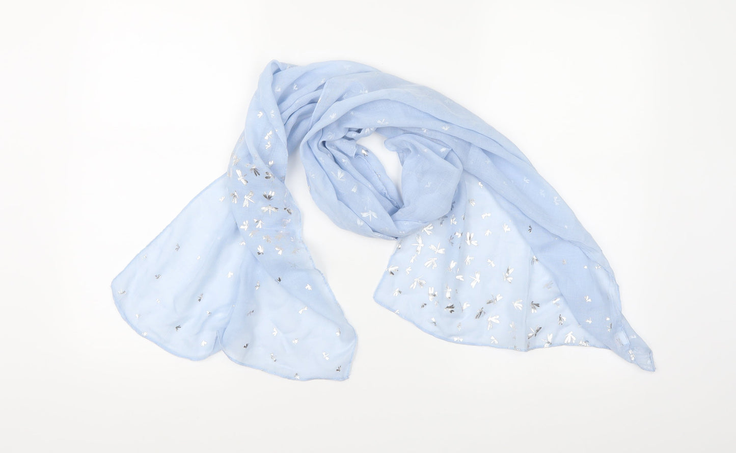 Preworn Womens Blue Scarf