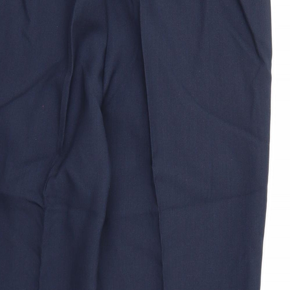 Special Collection Womens Blue Rayon Trousers Size 18 L26 in