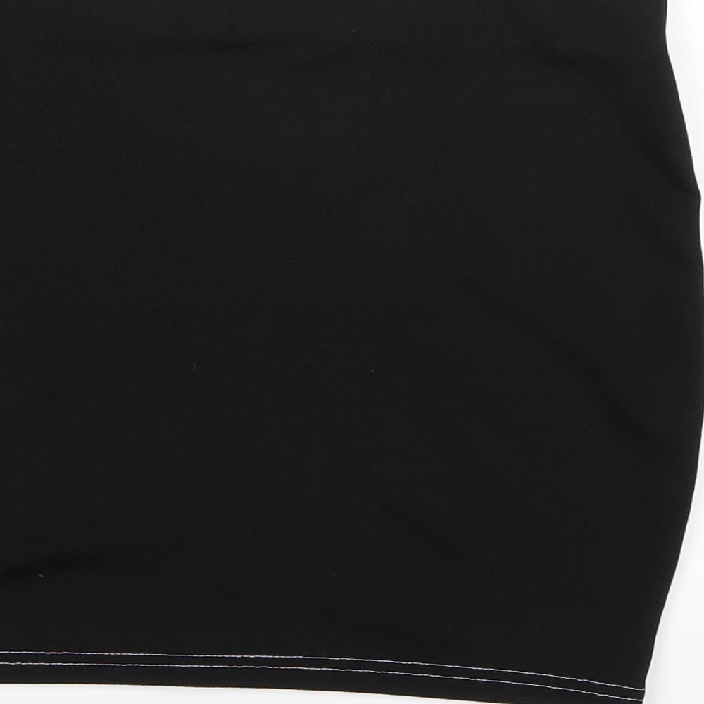 Nasty Gal Womens Black A-Line Skirt Size 8