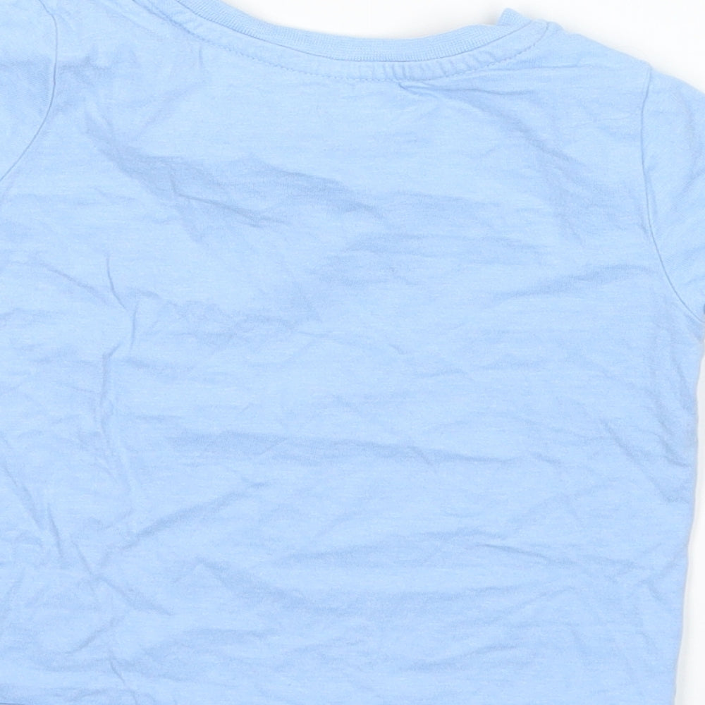 Nutmeg Girls Blue Basic T-Shirt Size 2-3 Years - nana loves me