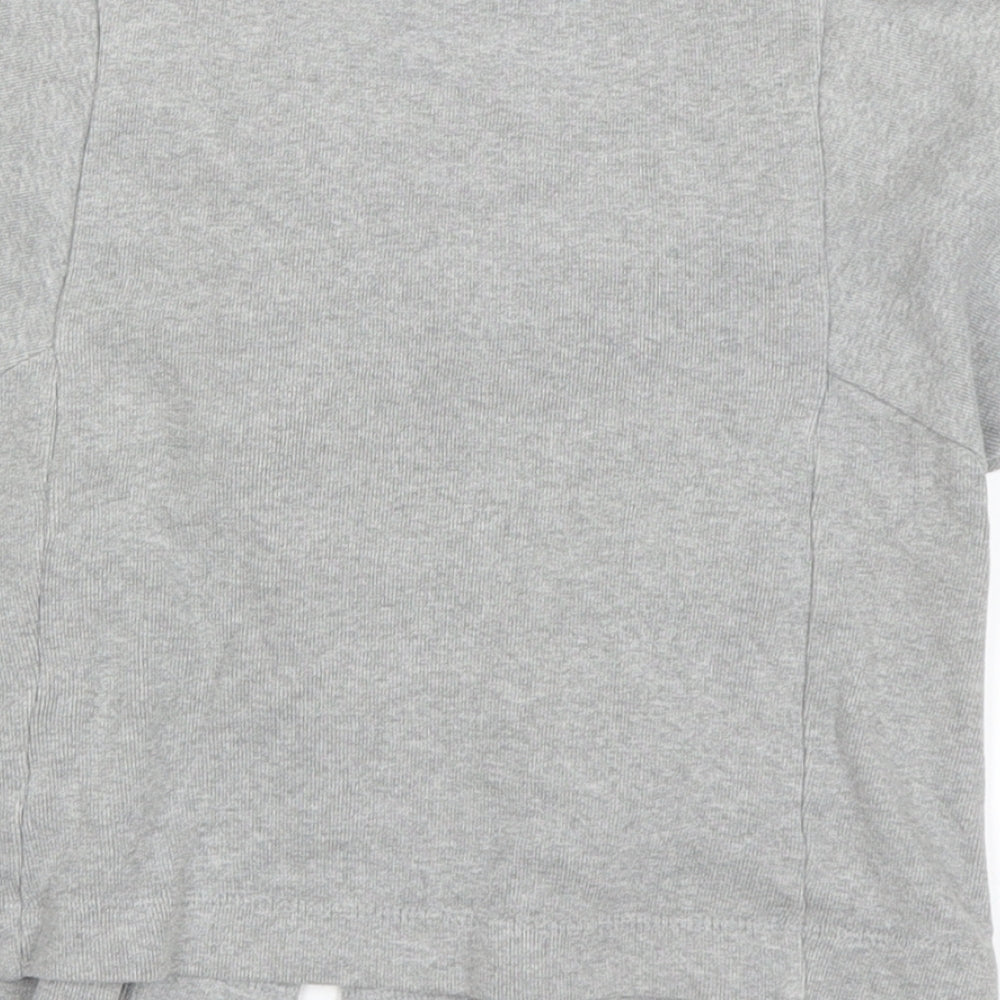 NEXT Girls Grey Cardigan Jumper Size 6 Years