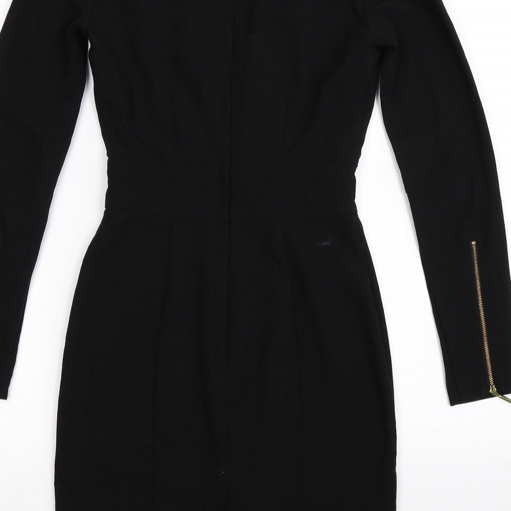 H&M Womens Black Bodycon Size 6