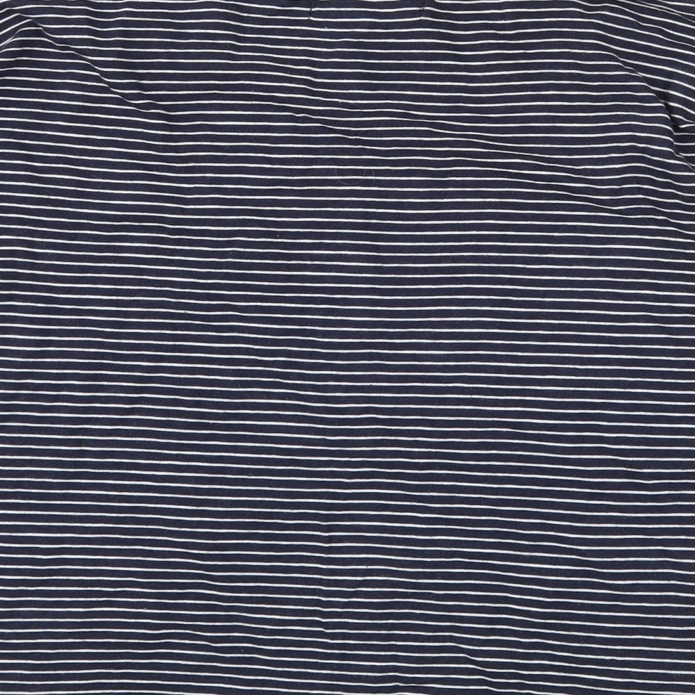 Atmosphere Womens Blue Striped Jersey Basic T-Shirt Size 10