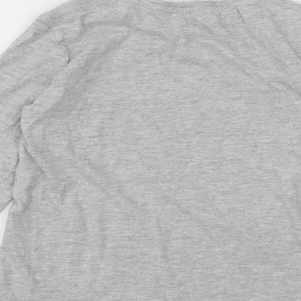 George Boys Grey Jersey Basic T-Shirt Size 6-7 Years - Unstoppable attitude
