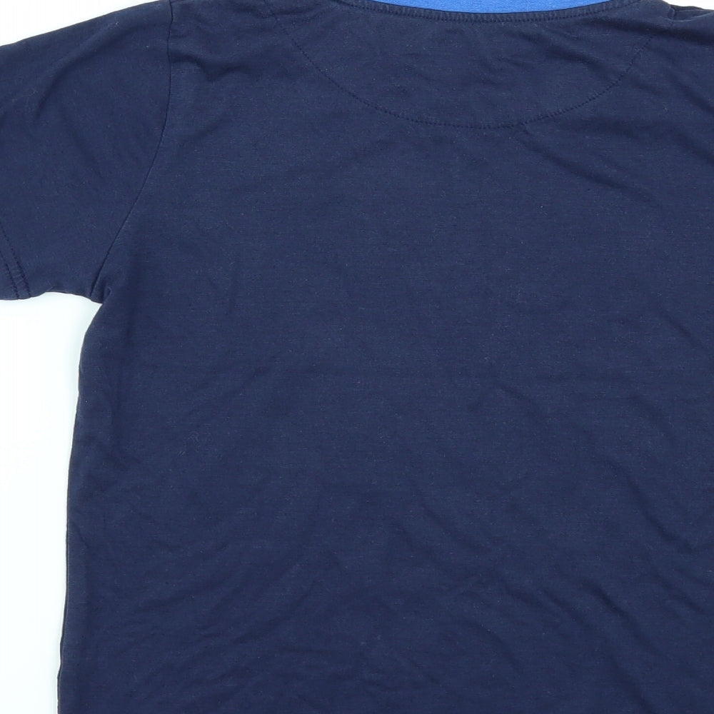 Joanna Boys Blue Basic T-Shirt Size 11 Years