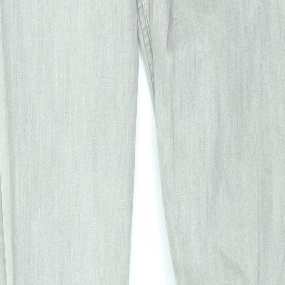 Denim & Co. Womens Grey Denim Skinny Jeans Size 8 L31 in