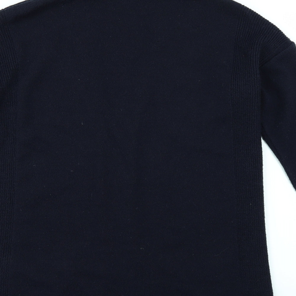 F&F Womens Blue Cardigan Jumper Size 8