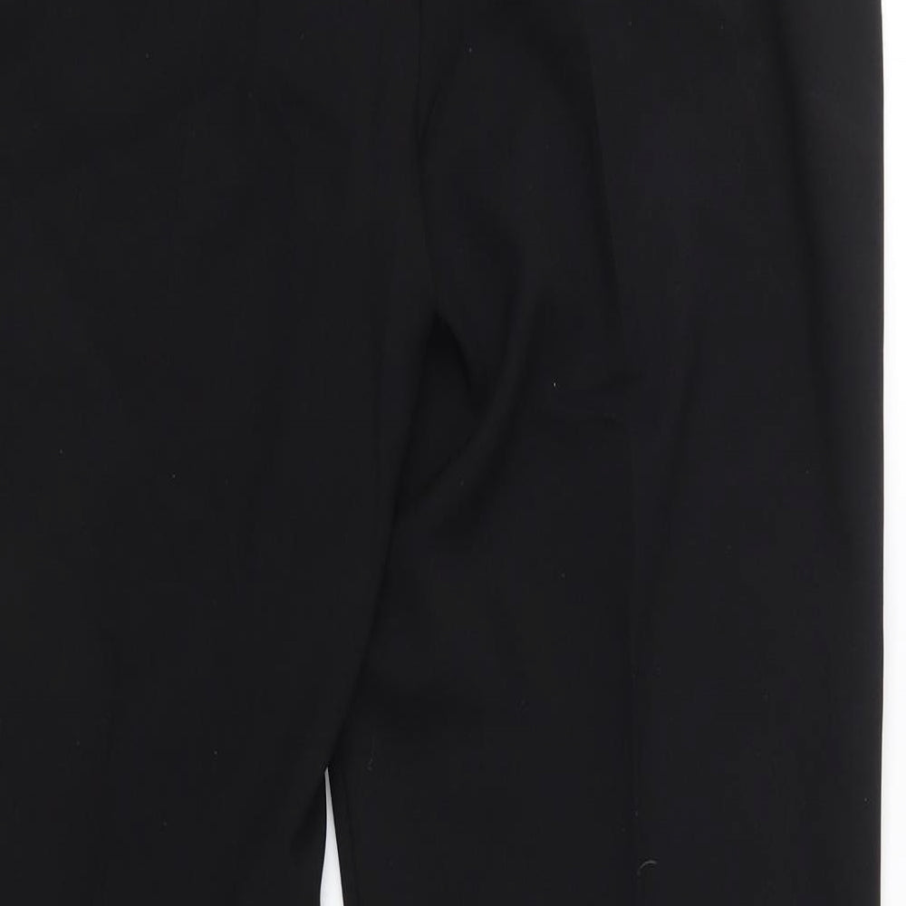 New Look Womens Black Trousers Size 14 L28.5 in