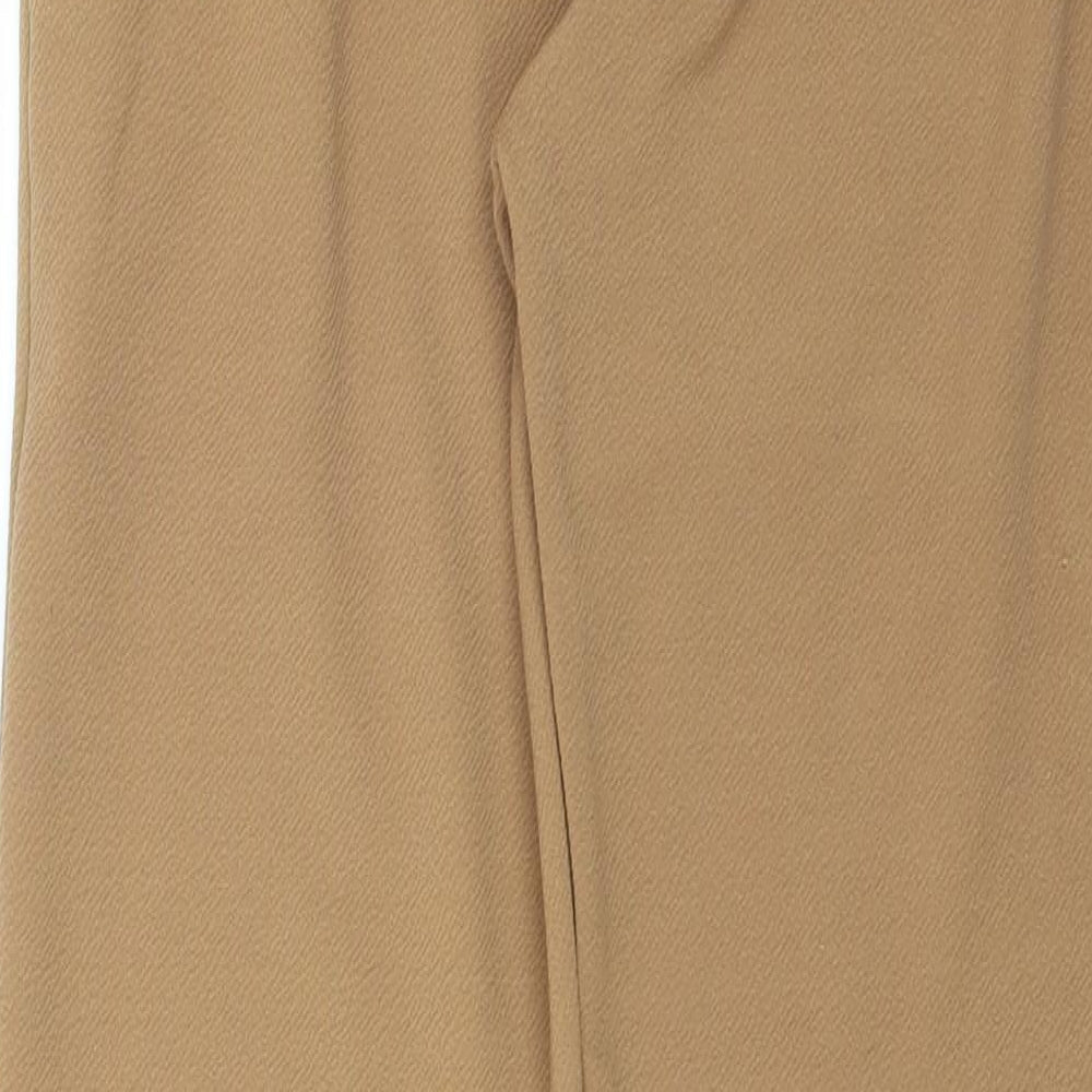 Preworn Womens Beige Trousers Size 12 L27 in