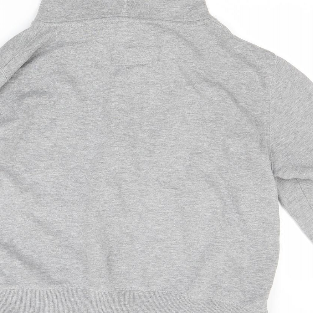 Ceader wood state Mens Grey Full Zip Hoodie Size M
