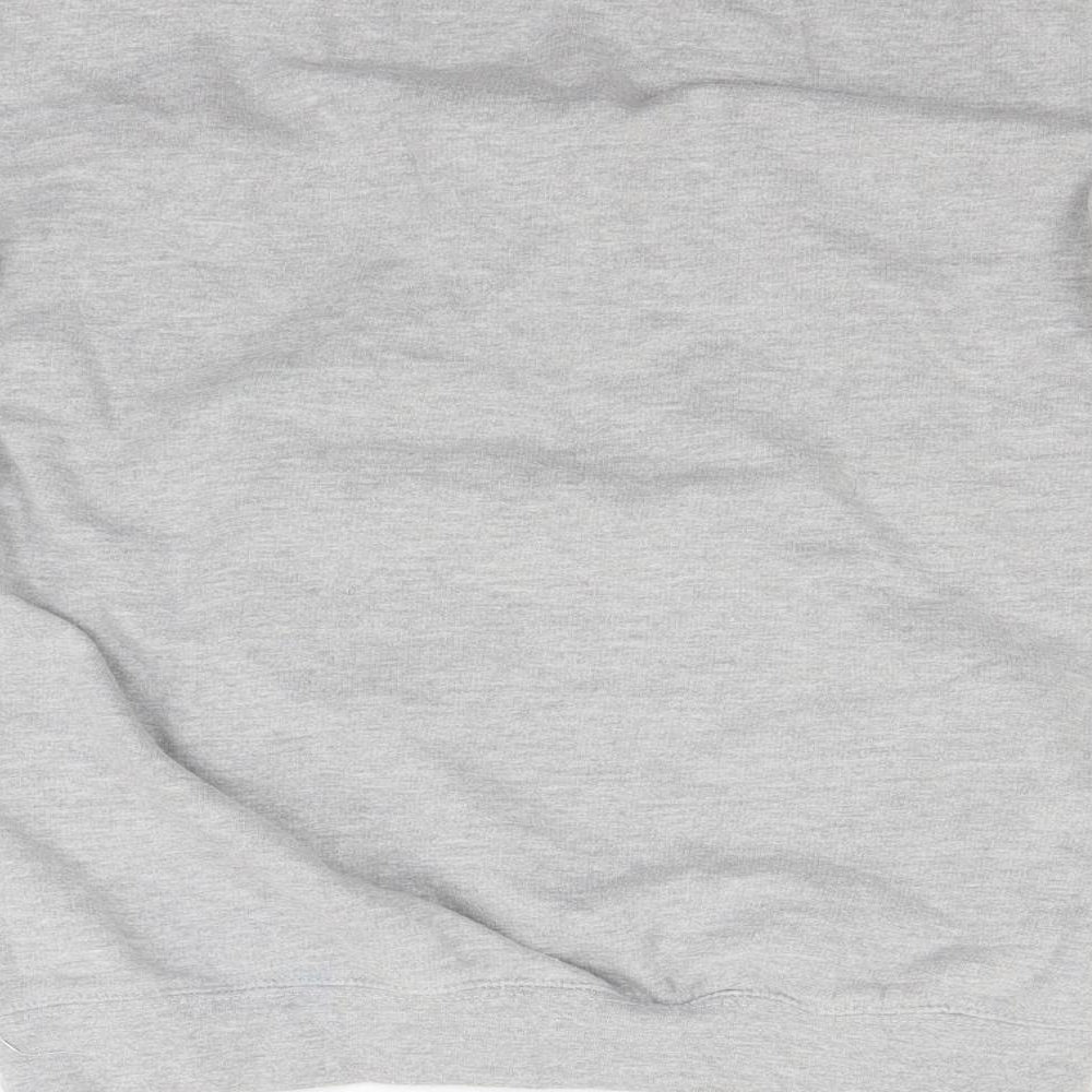 Preworn Girls Grey Pullover Sweatshirt Size 12 Years