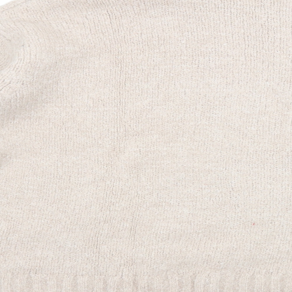 H&M Womens Beige Pullover Jumper Size M