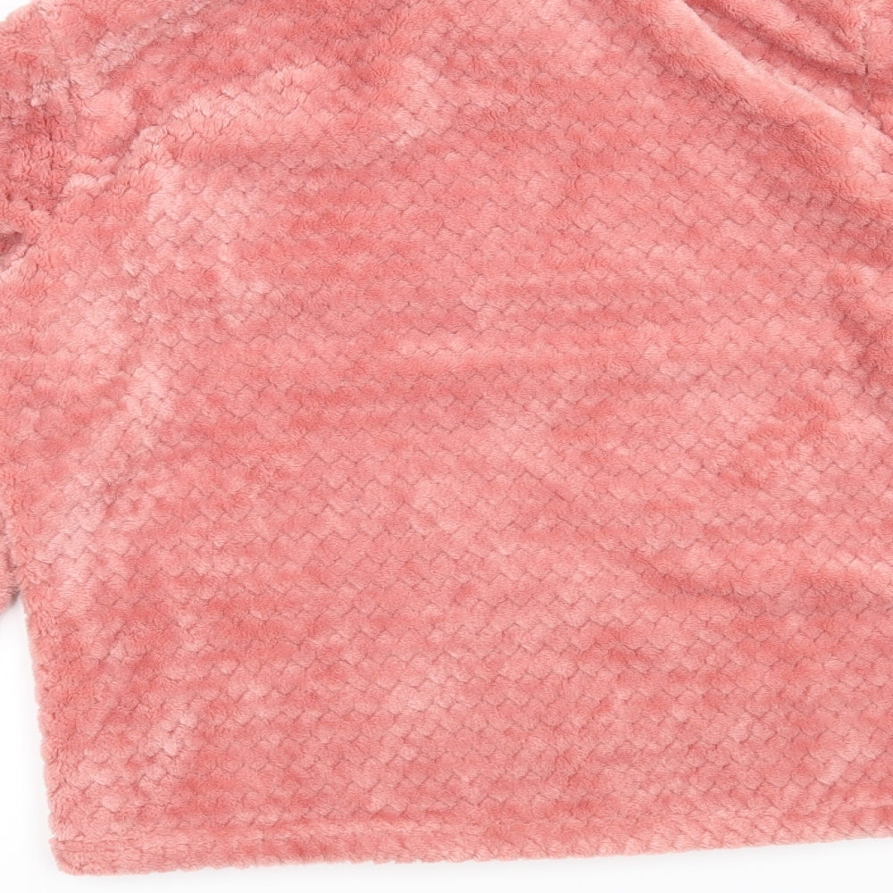 TU Womens Pink Gingham Pullover Sweatshirt Size 8