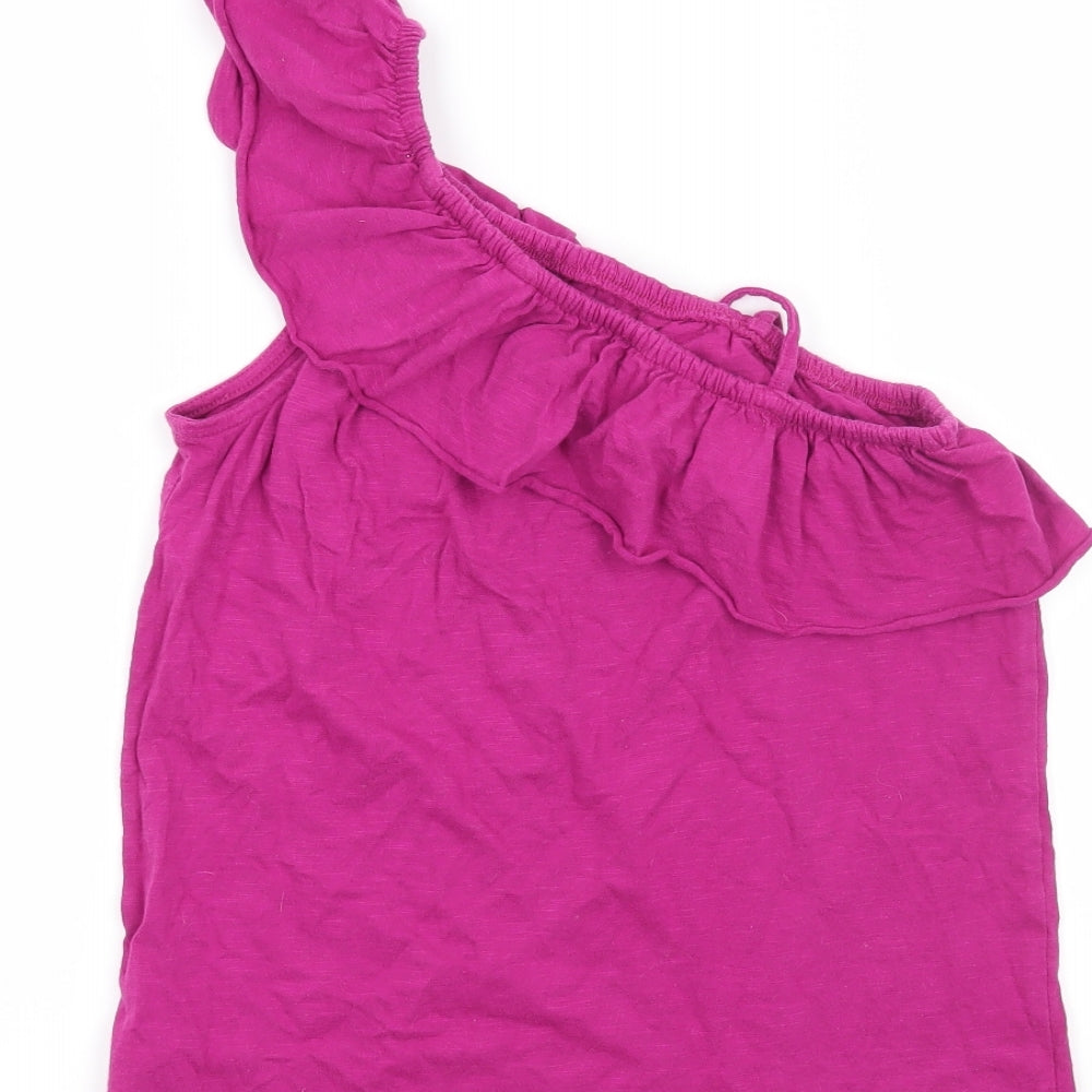 NEXT Girls Purple Basic Blouse Size 12 Years