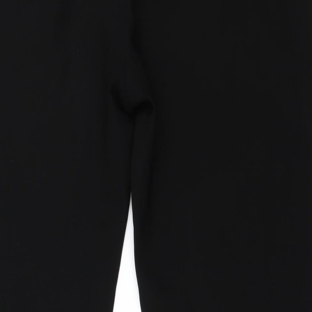 NEXT Womens Black Trousers Size 16 L25 in