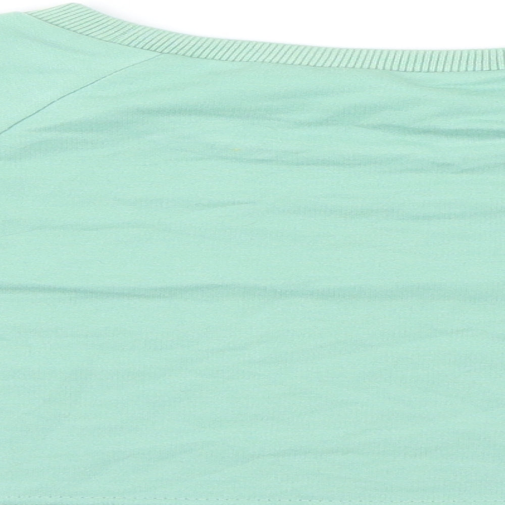 SheIn Womens Green Pullover Jumper Size S